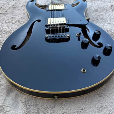 Aria Pro II TA Black ‘N’ Gold Vintage Semi-Hollow Electric Guitar, Early 1980s, Made in Japan image 2