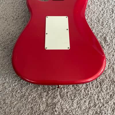 Fender Contemporary Stratocaster 1988 Vintage MIJ Japan Red Floyd Rose Guitar image 12