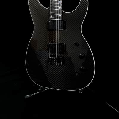 Harcom Guitars Vega Baritone, Carbon Fiber Top Custom Shop Super Strat, Extended Range image 6
