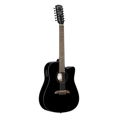AD60ce 12-String Black Artist Dreadnought (NEW DEMO) image 2
