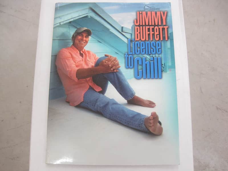 Jimmy Buffett License to Chill Sheet Music Song Book Songbook Guitar Tab Tablature image 1