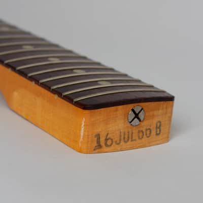 Fender  Duo-Sonic II Solid Body Electric Guitar (1966), ser. #145972, original grey hard shell case. image 12