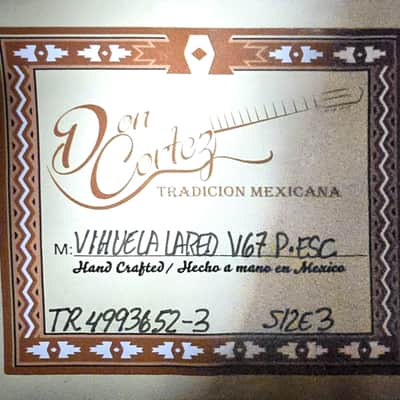 Vihuela Cortez V67 Palo Escrito size 3 Tag 429 image 6