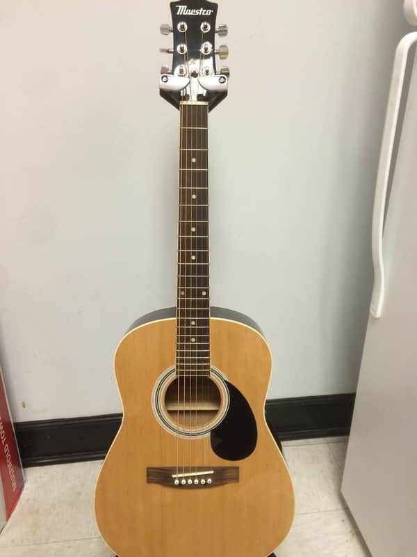 Maestro MA41NACH6 Acoustic Guitar - Natural | Reverb