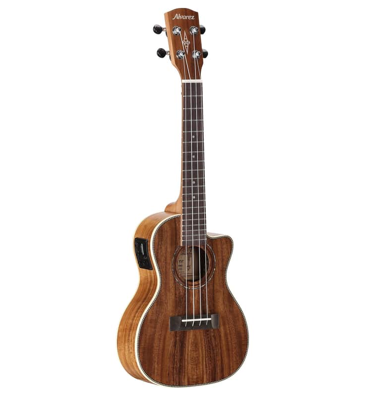 Alvarez AU90CCE Artist Concert Cutaway Acoustic-Electric Ukulele (Natural Satin) image 1