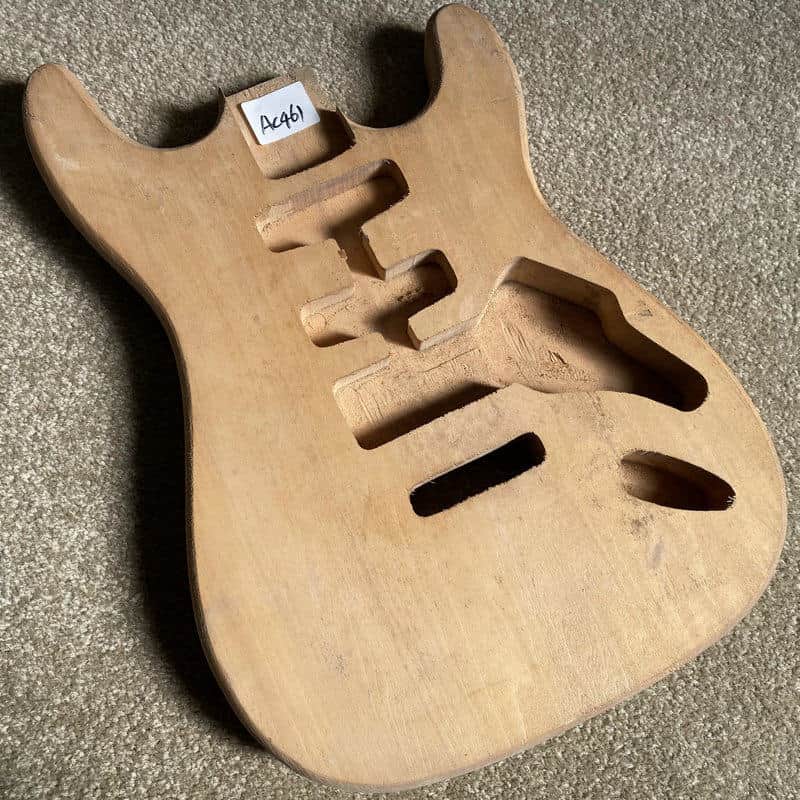SSH Basswood Unfinished Guitar Body image 1