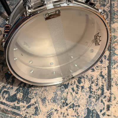Ludwig LA654BM Acrolite 6.5x14" 10-Lug Aluminum Snare Drum with P86C Strainer 2023 - Present - Brushed Aluminum image 8