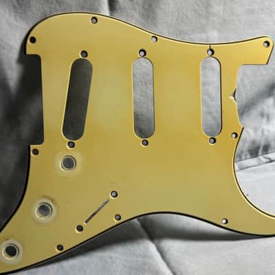 Fender Stratocaster Celluloid Nitrate Pickguard Vintage Relic Aged USA 63 - 65 1963 64 Mint Green Strat image 3