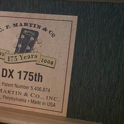2008 Martin USA 175th Anniversary Dreadnought SPECIAL LIMITED EDITION Robert Goetzl Custom Graphic Artwork American DX-175 Acoustic Guitar TIME CAPSULE CASE QUEEN image 3