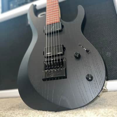 Kiesel Aries 6 Baritone w/ Evertune - Black Raw Tone Satin image 4