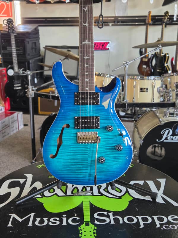 2025 PRS SE Custom 24 Semi-Hollow Piezo - Lake Blue image 1