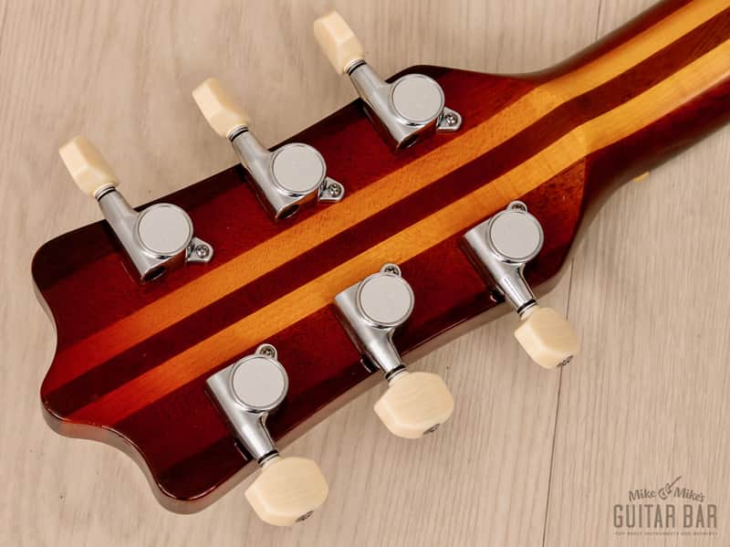 1980s Kawai F-III Vintage Neck Through Guitar Sunburst w/ Case