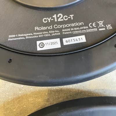 Roland CY-12C-T V-Cymbal 12" Crash Pad 2025 Black image 7