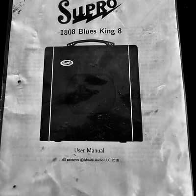Supro 1808 Blues King 8 1-Watt 1x8" Guitar Combo 2019 - Present - Black image 4