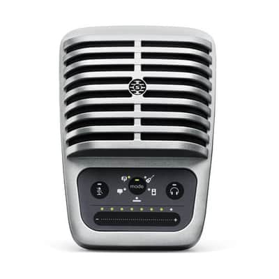 Shure Motiv MV51A Digital Large-Diaphragm Condenser Microphone with USB and Lightning Cables Included image 1