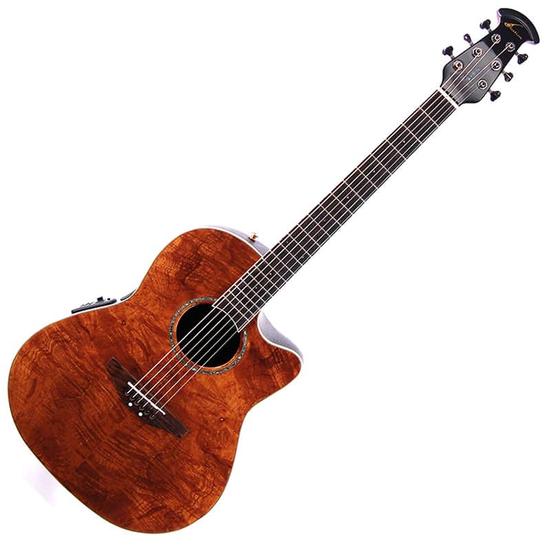 Ovation Celebrity CC24 Burled Maple Top Mid-Bowl Acoustic Electric Guitar image 1