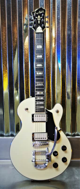 Hagstrom SWEDE L.P. 1976 White Aged, Geppetto Camelot PAF | Reverb