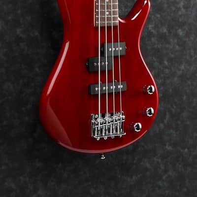 Ibanez Gio SR miKro "Short Scale" 4 String Electric Bass - Transparent Red (GSRM20TR) image 4