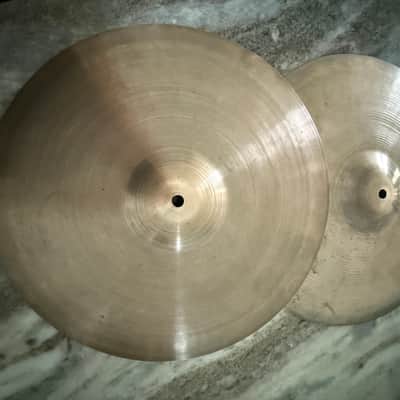 Zildjian 14” Old A Hi Hats Small Stamp image 4