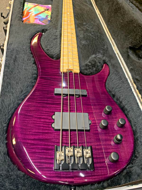 Peavey Millennium 4 String Purple Flame Top Made in USA image 1