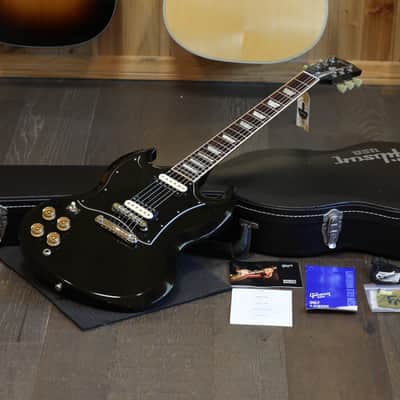 Lefty! 2011 Gibson SG Standard Electric Guitar Black Ebony + OHSC image 1