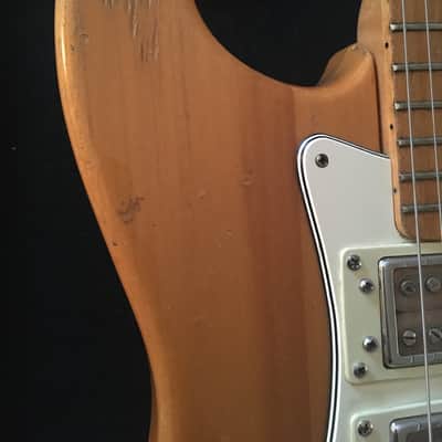 1970's Univox Ripper Model U1851 Natural Maple image 7