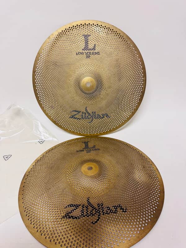 Pair Zildjian 14” inch L80 Low Volume Hi Hat Cymbal image 1
