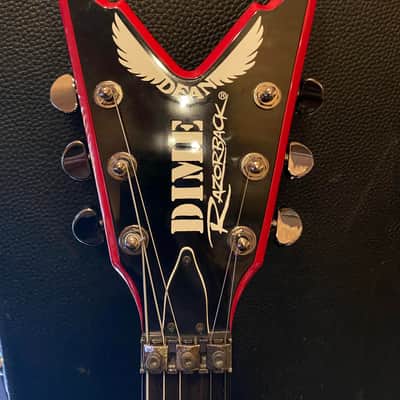 Dean Dime RazorBack V 2007 - Black / Red image 2