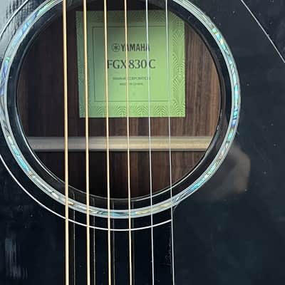 Yamaha FGX830C BLACK image 2