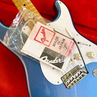 MIJ Fender Stratocaster ST-57 2014 - OLP old lake placid blue original Japan image 3