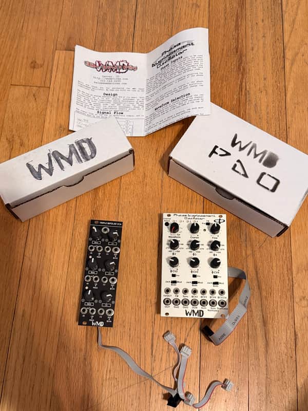 WMD Phase Displacement Oscillator (PDO) mk2 & Triple Bipolar VCA (TBVCA) image 1