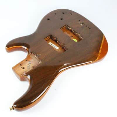 RARE 2001 Fender American Deluxe Zone Bass Walnut Exotic Wood BODY USA Premium Bass image 8