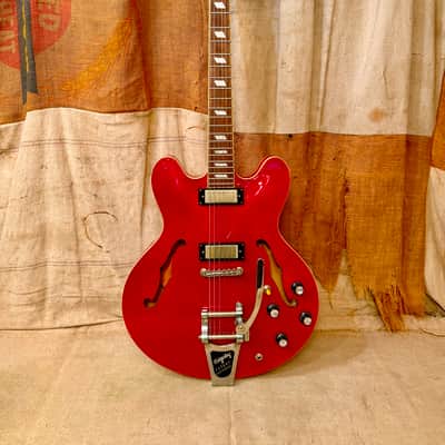 Epiphone Riviera MIK 2006 - Cherry w/Bigsby image 1