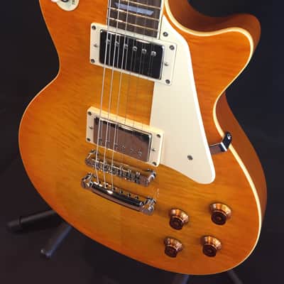 Agile AL-2000 Electric Guitar Flamed Lemon Burst image 5