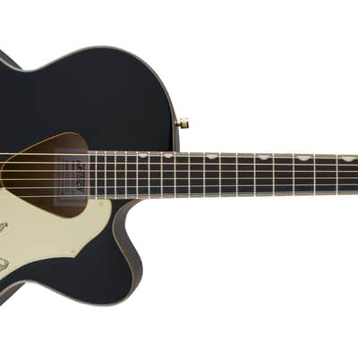 Gretsch G5022CWFE Rancher Falcon Jumbo with Fishman Pickup System 2024 - Black (INCLUDES CASE AND FREE RETRO WALL CLOCK) image 1