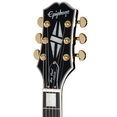Epiphone Les Paul Custom Guitar w/ Premium Gig Bag - Ebony image 7