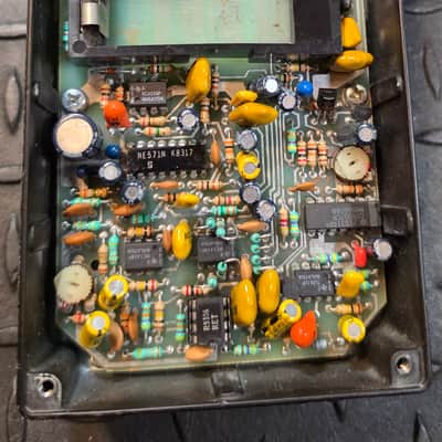 MXR M-203 Stereo Flanger Vintage Reticon R5106 Chip Missing Battery Door image 9