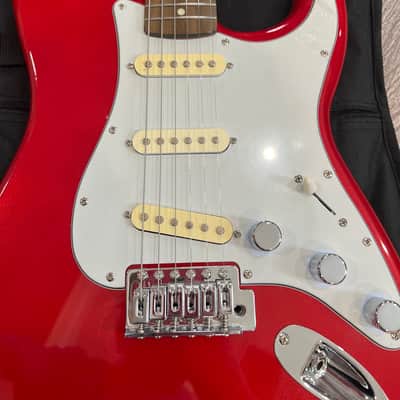 Buzz Feiten  Custom Electric Guitar  - Red Exelent Condition image 3