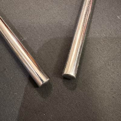Unbranded 5" Triangle, Chrome Plated Steel, 1/4" diameter Rod - MINT image 2