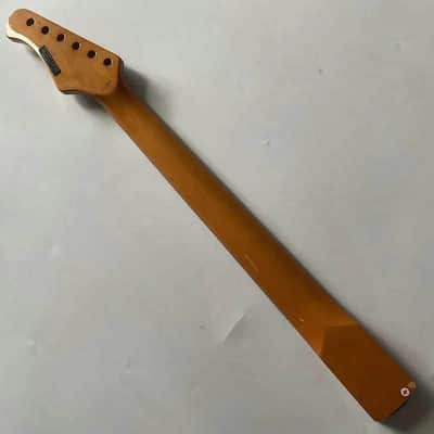 Eko Guitar Maple Wood Strat Style Neck, Rosewood Fingerboard 22 Frets image 5