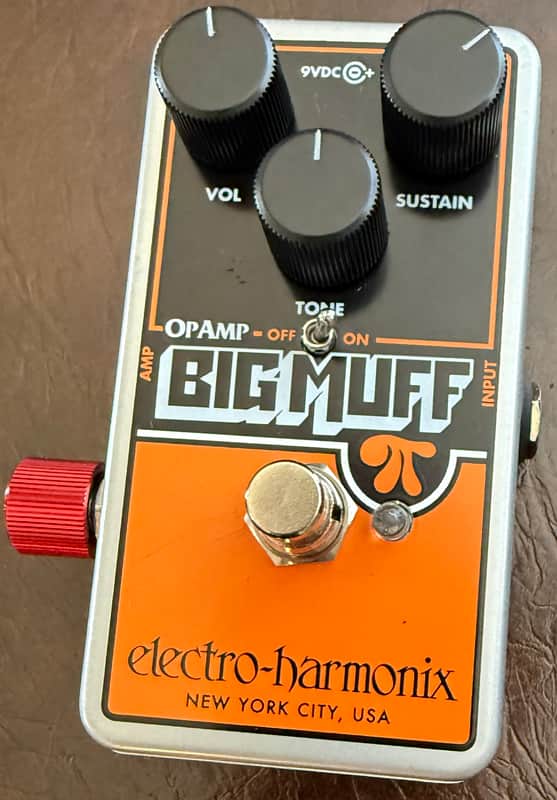 (technically not quite)New in the Box EHX Opamp Big Muff, Nano Sized Reissue, with Tone Bypass and Mids-Control Mod image 1