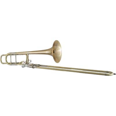 Bach Stradivarius Tenor Trombone in Bb 42BOG Open Wrap - Gold Brass Bell image 2