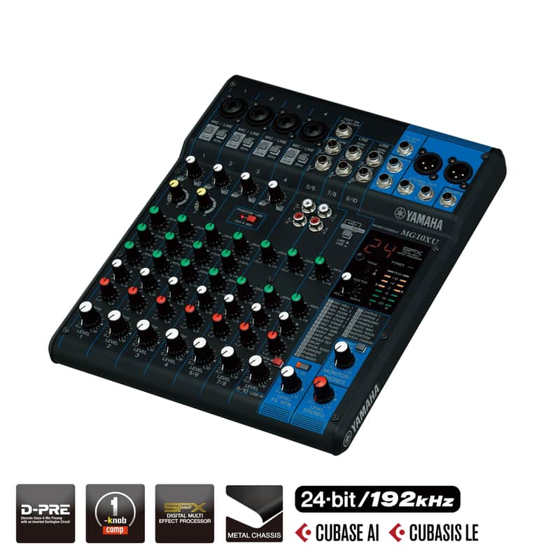 Yamaha MG10XU - 10-Channel Mixing Console image 1