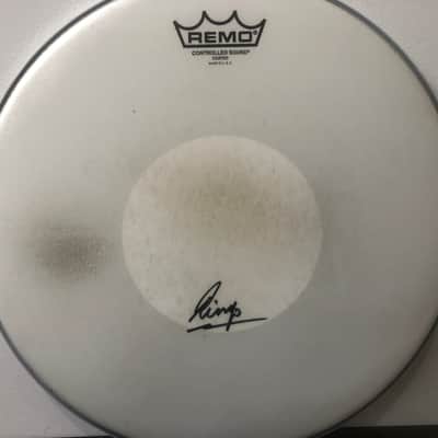 Ringo Starr's Stage Played and Signed  14" Remo Snare Drum Head. Authenticated! image 3