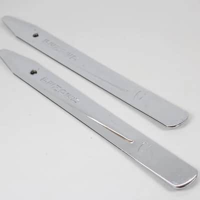 1970s Vintage Fender 14" Tilt Back Legs Chrome 2 Piece image 4