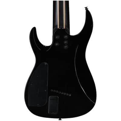 Legator Ninja X8F Multi-Scale 8-String Guitar, Caribbean Blue, with Gig Bag image 5