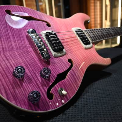 PRS SE Ed Sheeran Hollowbody I Piezo Baritone - Pink Ombre #3328 image 4