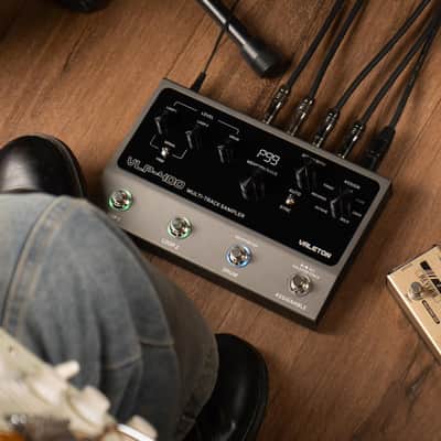 Valeton VLP-400 Multi-Track Sampler with 4 Footswitches - Two Full-Featured Loopers, Drum Machine image 9