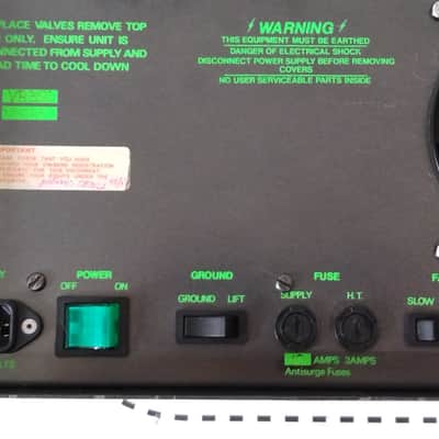 Trace Elliot VR350 Rare 3 PreAmp Tubes 6x  Original GE  Power tubes! 120/240/350 power settings image 4