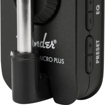 Fender Mustang Micro Plus Guitar Headphone Amp 2024 - Present - Black image 3